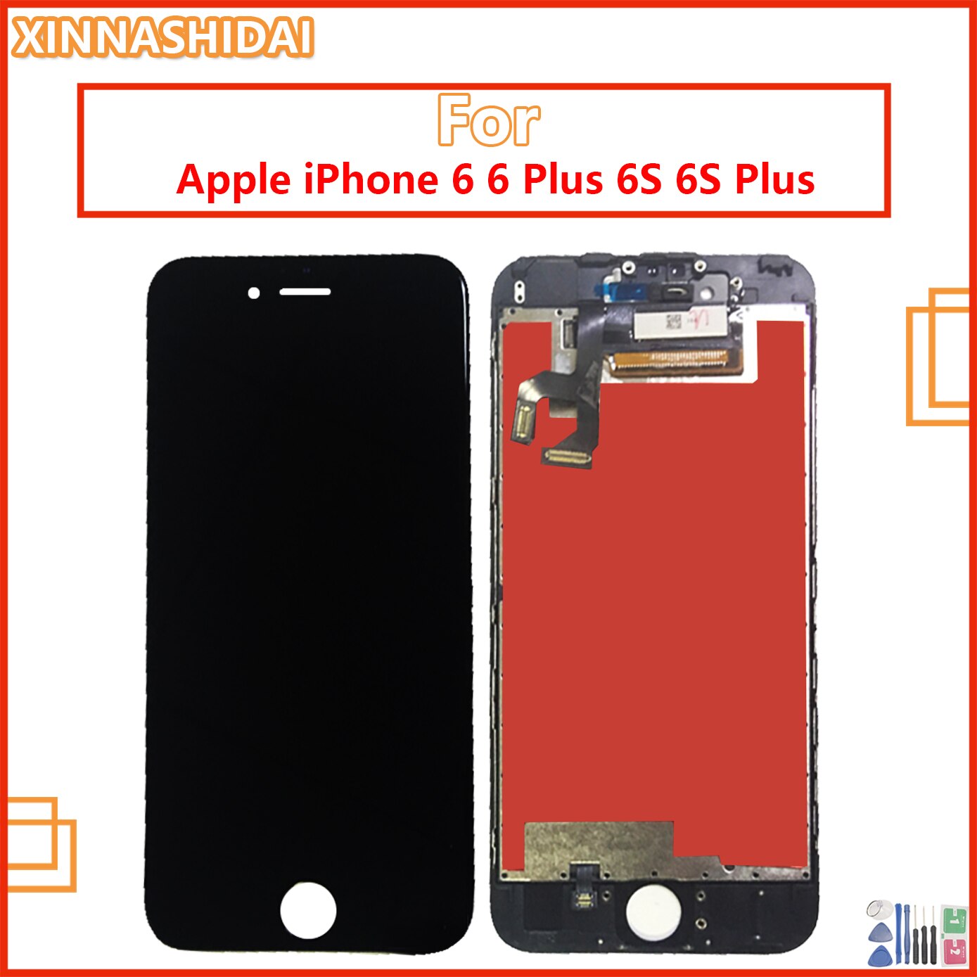 100% Apple iPhone 6S ÷ ġ ũ  LCD ׽Ʈ iPhone 6S  ǰ Ÿ  ü